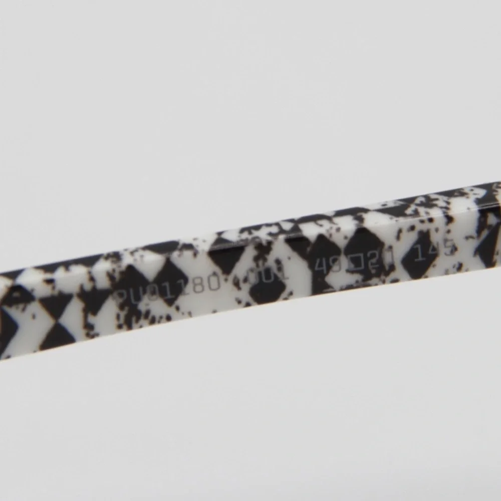 NEW PUMA PU0118O 001 BLACK WHITE EYEGLASSES PUMA PU01180